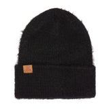 The Pearl Fuzzy Knit Womens Beanie