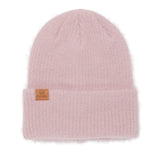 The Pearl Fuzzy Knit Womens Beanie