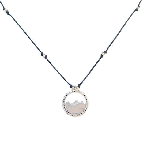 Three Sisters Necklace- 16" Black Cord