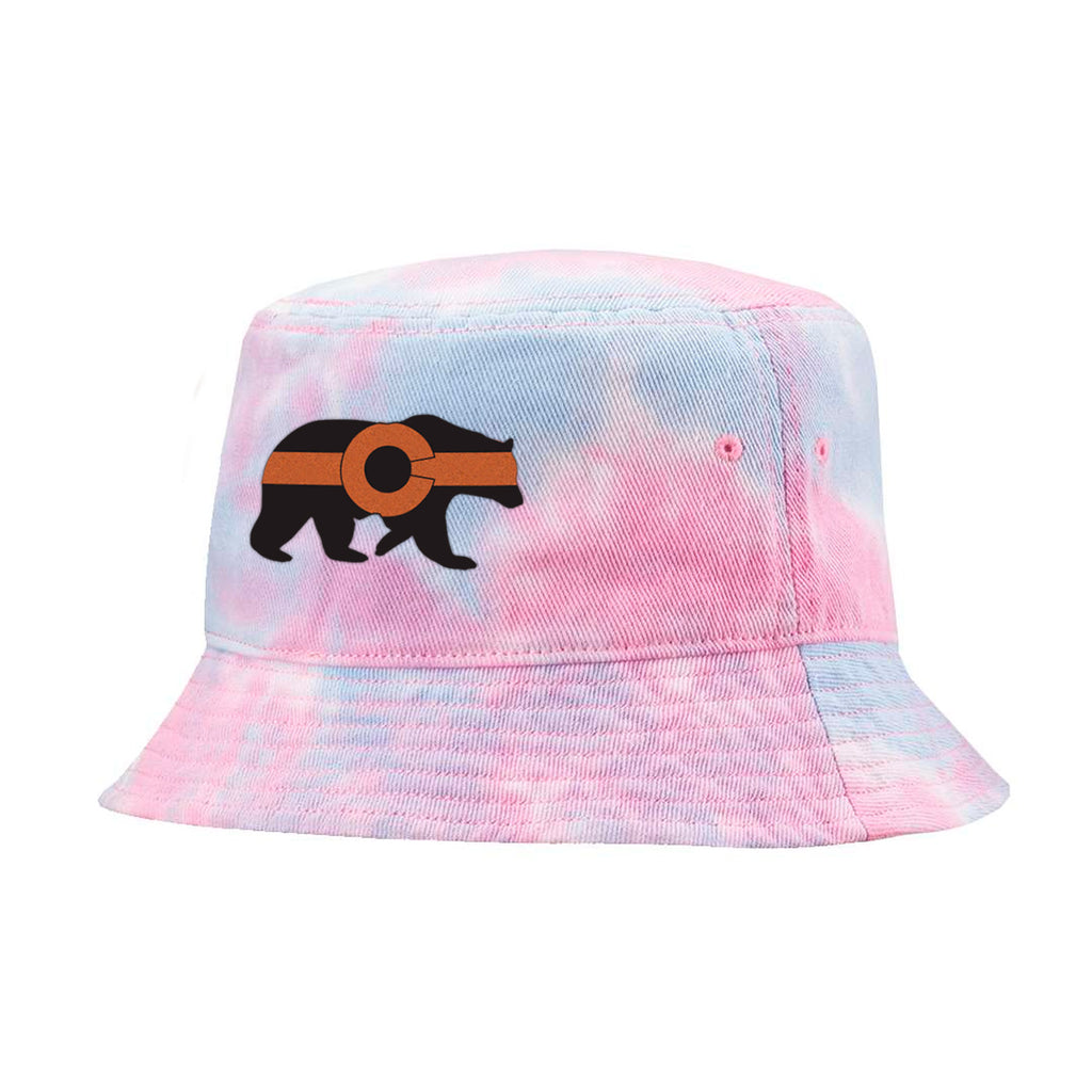 Tie-Dye Bucket Bear Shop – Steamboat Hat