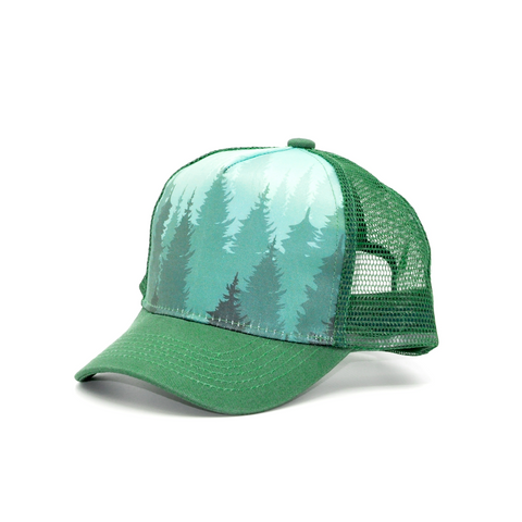 Green Trees Toddler Trucker Hat